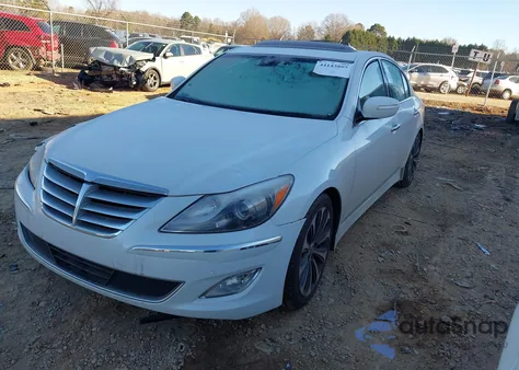 2013 Hyundai Genesis 5.0 R-Spec from USA, damaged, VIN KMHGC4DH2DU245373